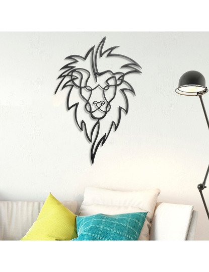 imagem de Decoração Parede Metal Lion1