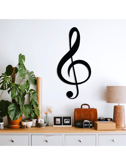 imagem de Decoração Parede Metal Treble Clef1