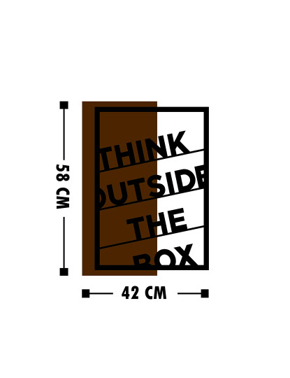 imagem de Decoração Parede Madeira Think Outside The Box3