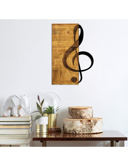 imagem de Decoração Parede Madeira Treble Clef1