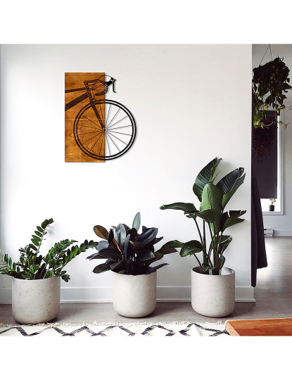 imagem de Decoração Parede Madeira Front Bicycle4