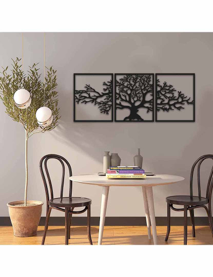 imagem de Decoração Parede Metal Black Tree2