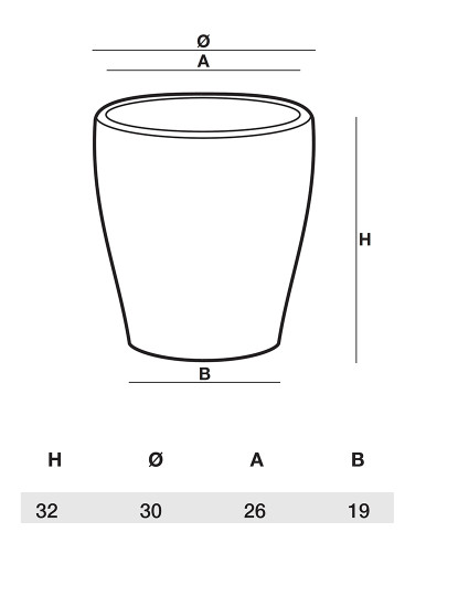 imagem de Vaso Exterior / Interior Sunset Taupe3