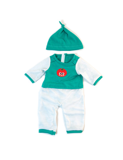 imagem de Pijama Inverno Riscas Verdes 38cm1