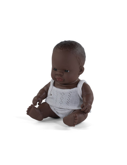 imagem de Boneco Bebé Africano 21cm1