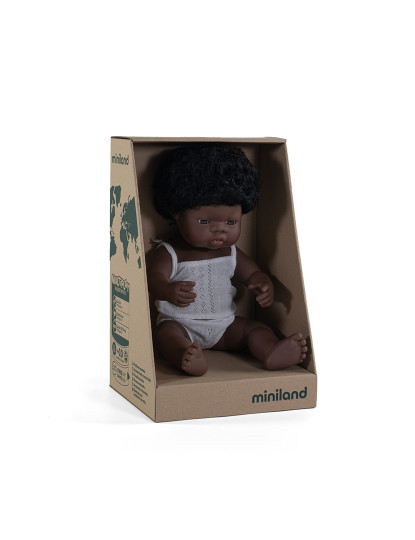 imagem de Boneca Bebé Africana 38cm2