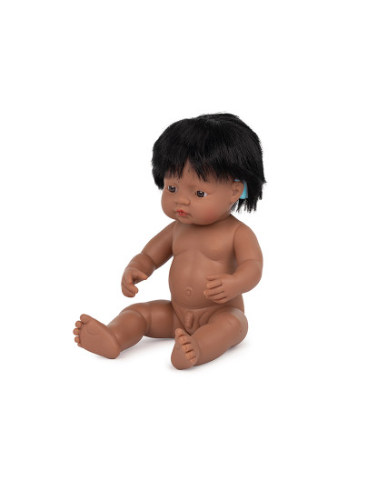 imagem de Boneco Bebé Latino C/ Implante Coclear 38 Cm1