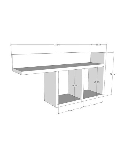 imagem de Prateleira De Parede Room Antracite3