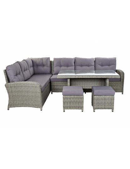 imagem de Conjunto 4 Sofa Sintético 267X204X90 5 Mm. Exteri1