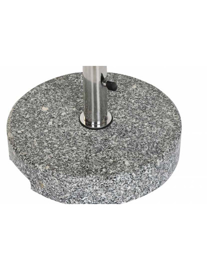 imagem de Base Guarda-Sol Granito Inox 24Kg Cinza 2