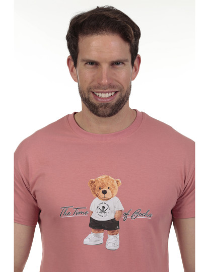 imagem de Pack de 3 T-Shirts Homem Rosa-Azul-Branco8