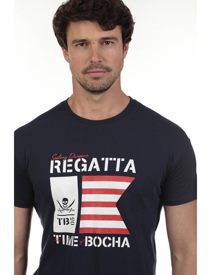imagem de Pack de 3 T-Shirts Homem Rosa-Azul-Branco9