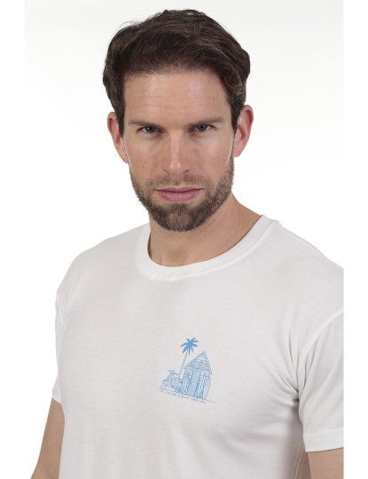 imagem de Pack de 3 T-Shirts Homem Rosa-Azul-Branco10