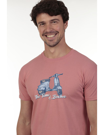 imagem de Pack de 3 T-Shirts Homem Rosa-Azul-Branco8