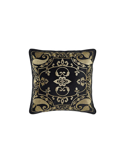 imagem de Almofada Poliéster 45X10X45 600 Gr, Bordado Preto1