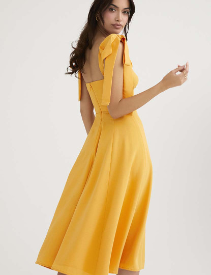 imagem de Vestido Comprido Senhora Amarelo2