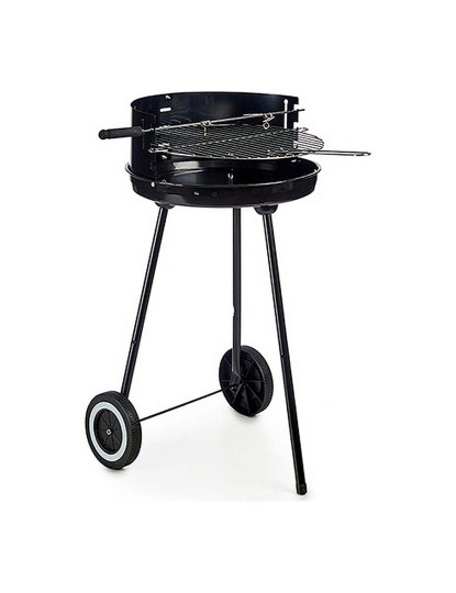 imagem de Barbecue a Carvão com Rodas Aço inoxidável Ferro2