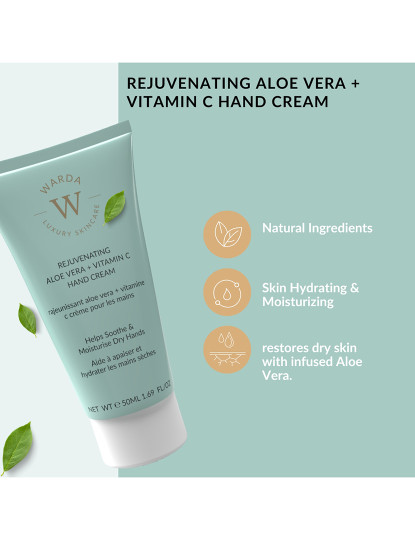 imagem de Creme de Mãos Rejuvenescedor Aloe Vera+ Vitamina C 50ml3