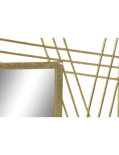 imagem de Espelho Metal Espelho Dourado 3