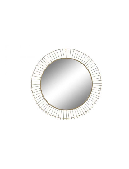 imagem de Espelho Metal Mate Dourado 1