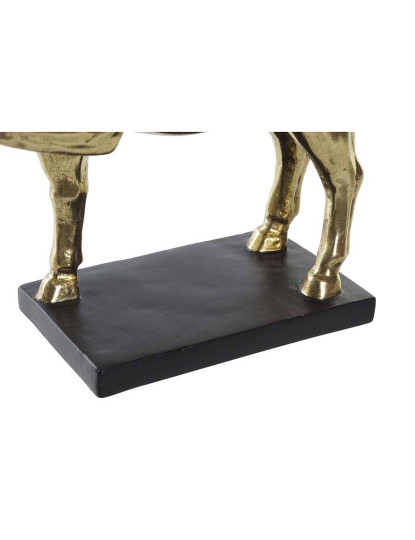 imagem de Figura Resina Cavalo Dourado 3