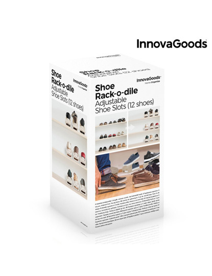imagem de Organizador de Sapatos Regulável Shoe Rack InnovaGoods (6 Pares)7