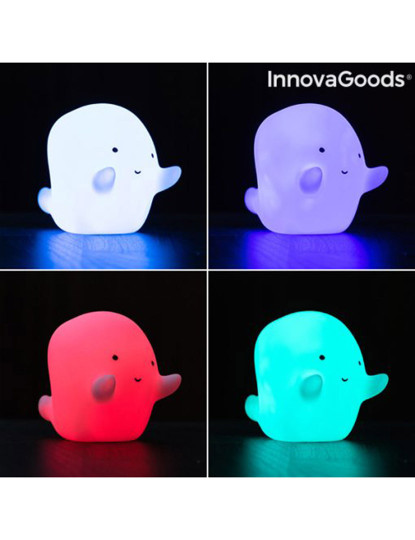 imagem de Lâmpada Fantasma LED Colorida Glowy InnovaGoods3