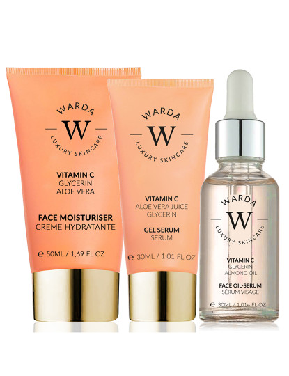 imagem de SKIN GLOW BOOST VITAMIN C HIDRATANTE 50m + VITAMIN C GLOW BOOST ÓLEO-SÉRUM 30ml + SKIN GLOW BOOST VITAMIN C GEL SORO 30ml1