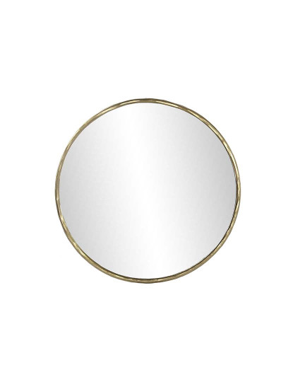 imagem de Espelho Alumínio Vidro Dourado 1