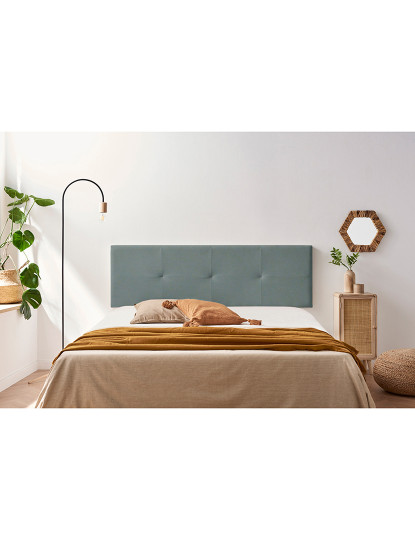 imagem de Cabeceira De Cama Altea Acualine Cinza Verde1