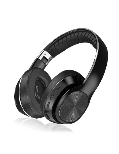 imagem de Fones VJ320 HiFi Bluetooth 50, com alta-voz, rádio FM, leitor micro SD Preto8