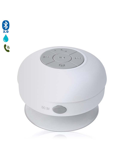 imagem de Coluna Rariax Bluetooth com Ventosa Branco1