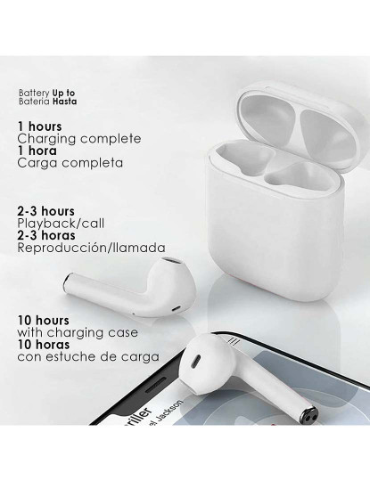 imagem de Earpods D120 Tws Bluetooth 50 Touch Azul3