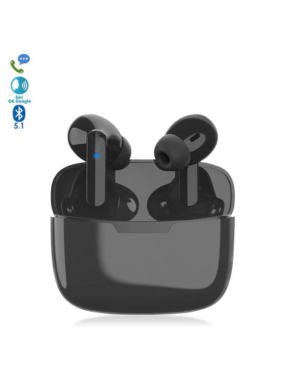 imagem de Auriculares TWS Y113 Bluetooth 51 Base de Carga 200mAh1