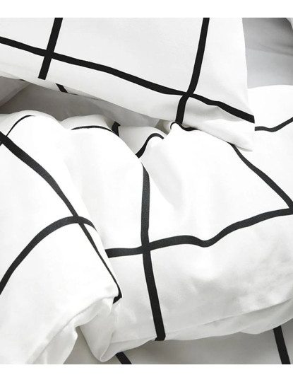 imagem de Conjunto Roupa Cama Casal Square Branco1