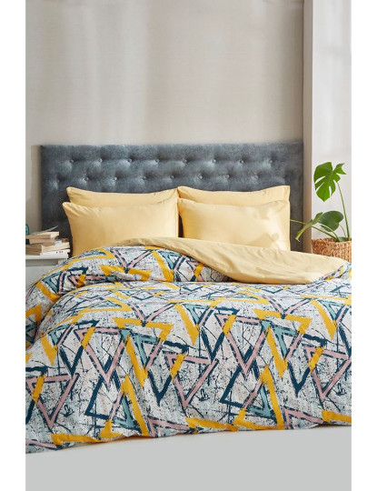 imagem de Conjunto Roupa Cama 100% Algodão Solteiro Pyramid Amarelo1