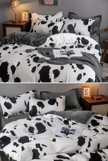 imagem de Conjunto Roupa Cama Solteiro Dalmatian Cinzento3