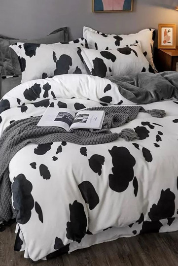 imagem de Conjunto Roupa Cama Solteiro Dalmatian Cinzento1