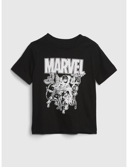 imagem de T-shirt Manga Curta Bebé Preto1