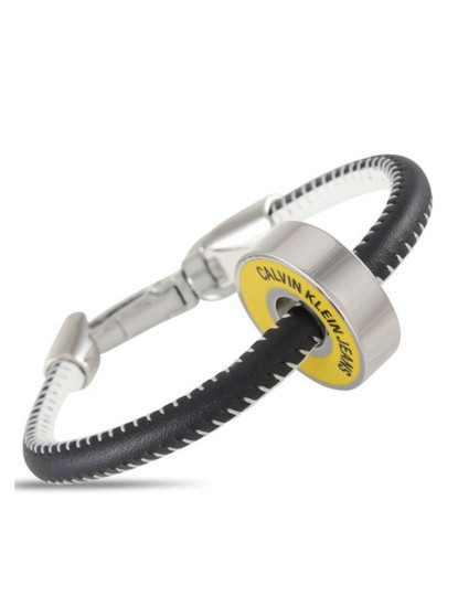 imagem de Pulseira B-Let Ckj Kjjb Sst/ Amarelo Bea Preto/Branco Lea L1