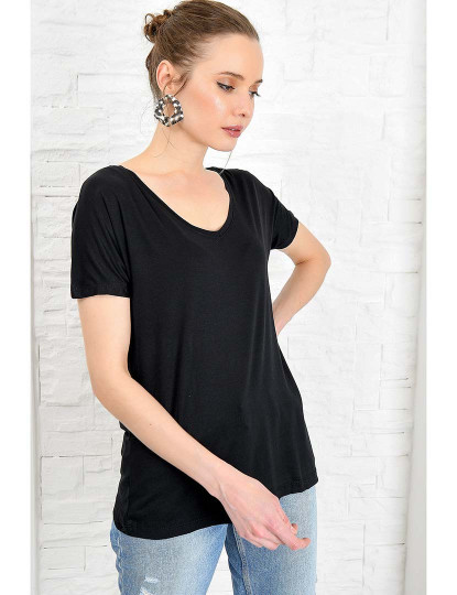 imagem de Conjunto 2 T-Shirts Senhora Preto e Branco4