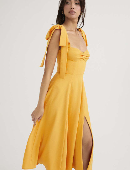 imagem de Vestido Comprido Senhora Amarelo3