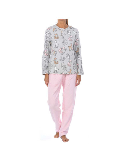 imagem de Pijama Senhora Rosa e Cinzento2