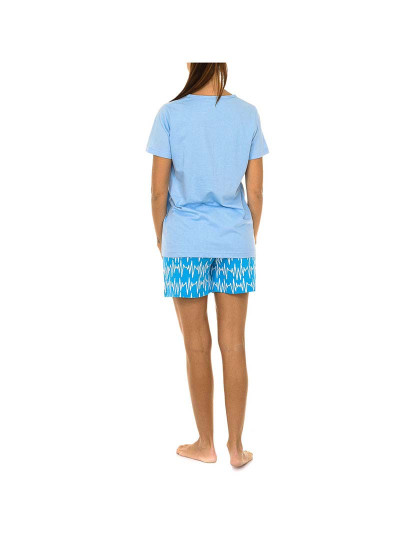 imagem de Pijama Manga curta e calções Senhora Azul6