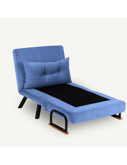 imagem de Sofá Cama 1 Lugar Sando Azul3