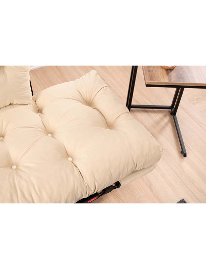 imagem de Sofá-Cama 2 Lugares Nitta Creme7