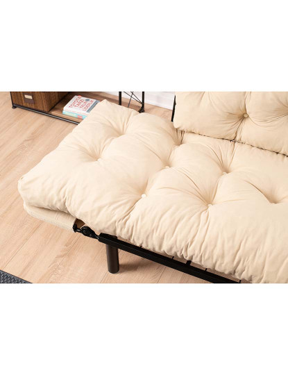 imagem de Sofá-Cama 2 Lugares Nitta Creme5