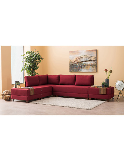 imagem de Sofá Chaiselongue Esquerda Fly Claret Vermelho1