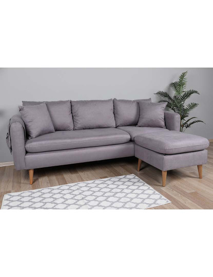 imagem de Sofá Chaise Longue Direita Sofia Cinza5