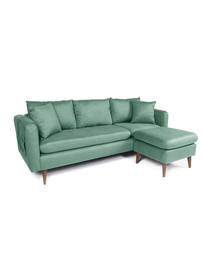 imagem de Sofá Chaise Longue Direita Sofia Verde Água4